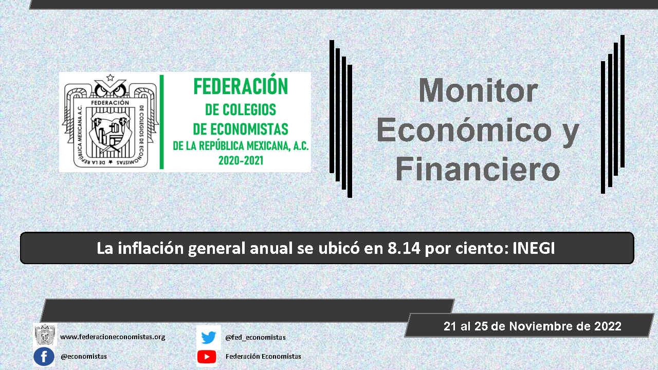 Monitor Económico y Financiero 21-25nov22